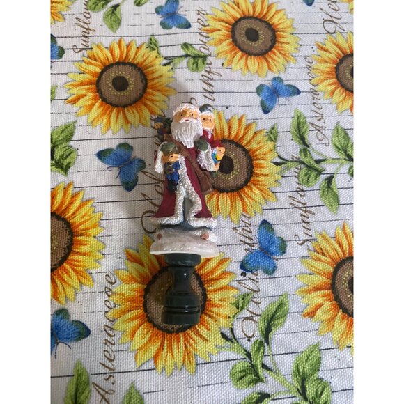 Polystone Santa Claus Lamp Ornament 2 1/8in Tall NIB - Picture 8 of 10